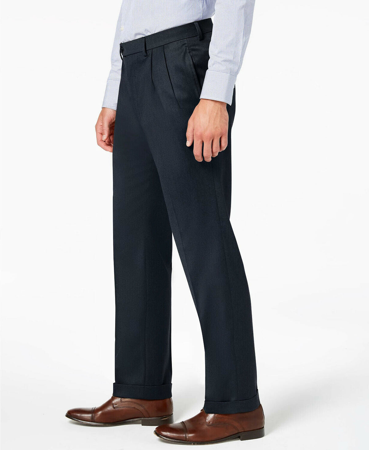 Lauren Ralph Lauren Men's Classic-Fit UltraFlex Stretch Pleated Dress Pants  Size 36W x 32L