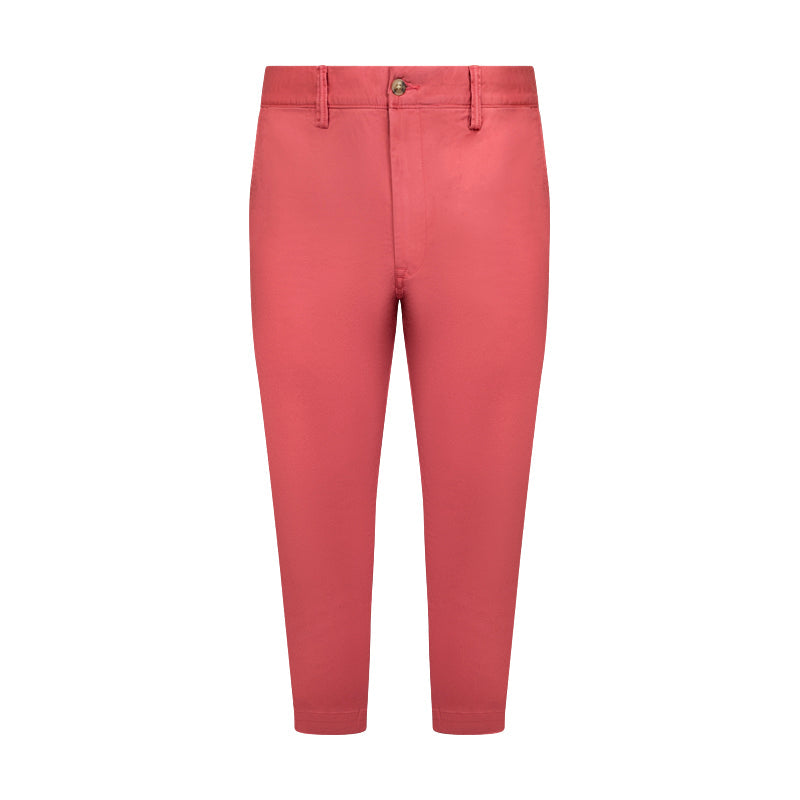 Ralph Lauren Polo Washed Men's Stretch Slim Fit Chino Trousers Nantucket Red