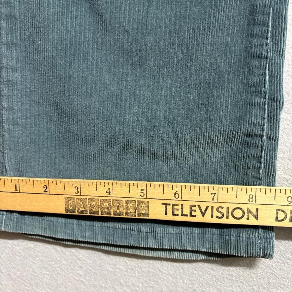 Polo Jeans Co Ralph Lauren Corduroy Pants Womens 4 Green Bootcut Stretch