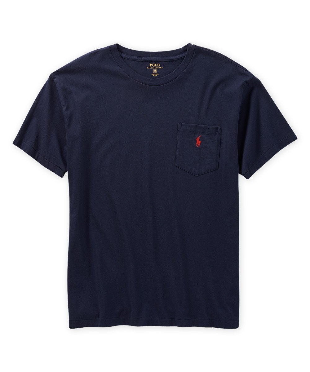 Polo Ralph Lauren Short Sleeve Solid Pocket Crewneck Tee Shirt