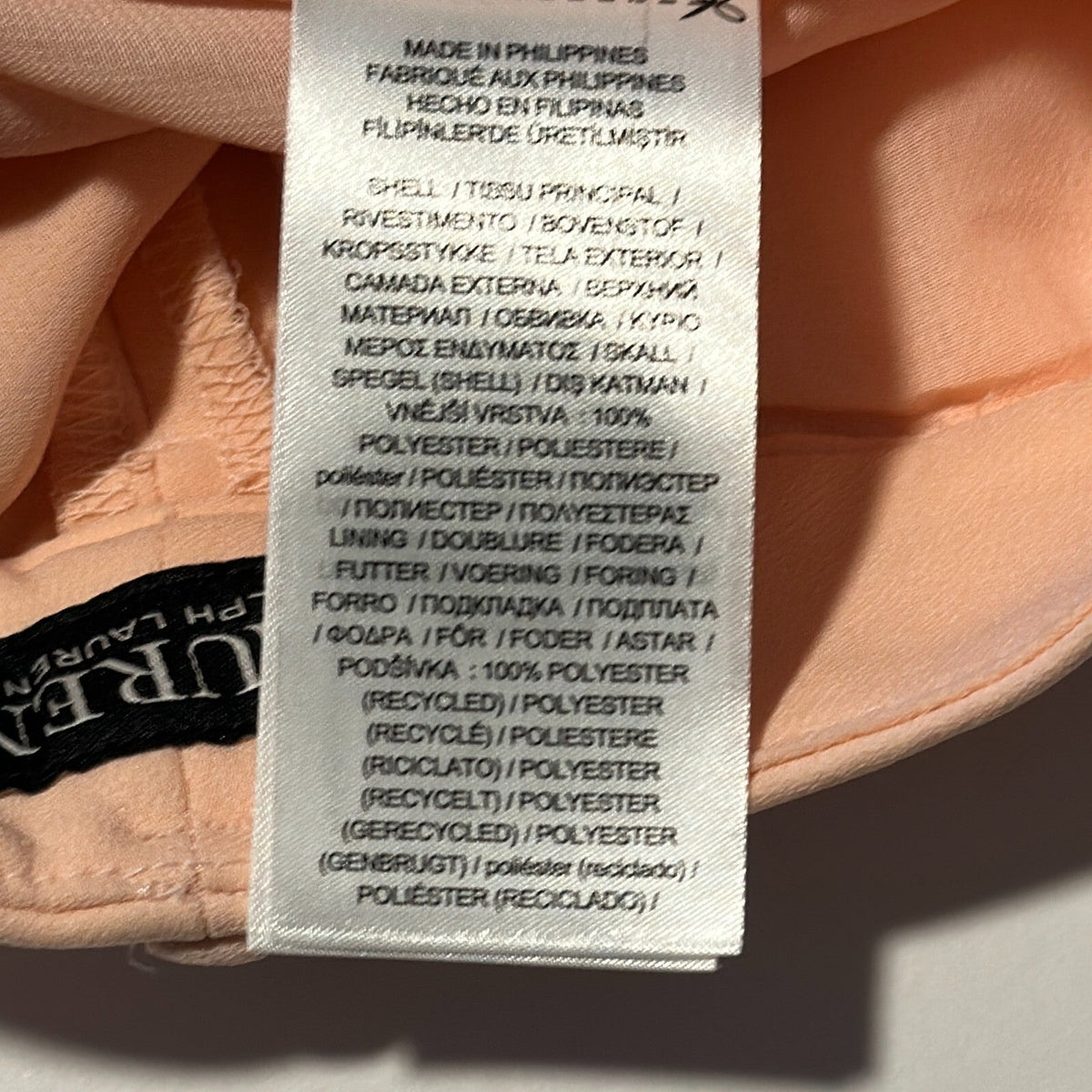 Lauren Ralph Lauren Women's Pale Pink Double Faced Straight Leg Chino Pants Sz 2