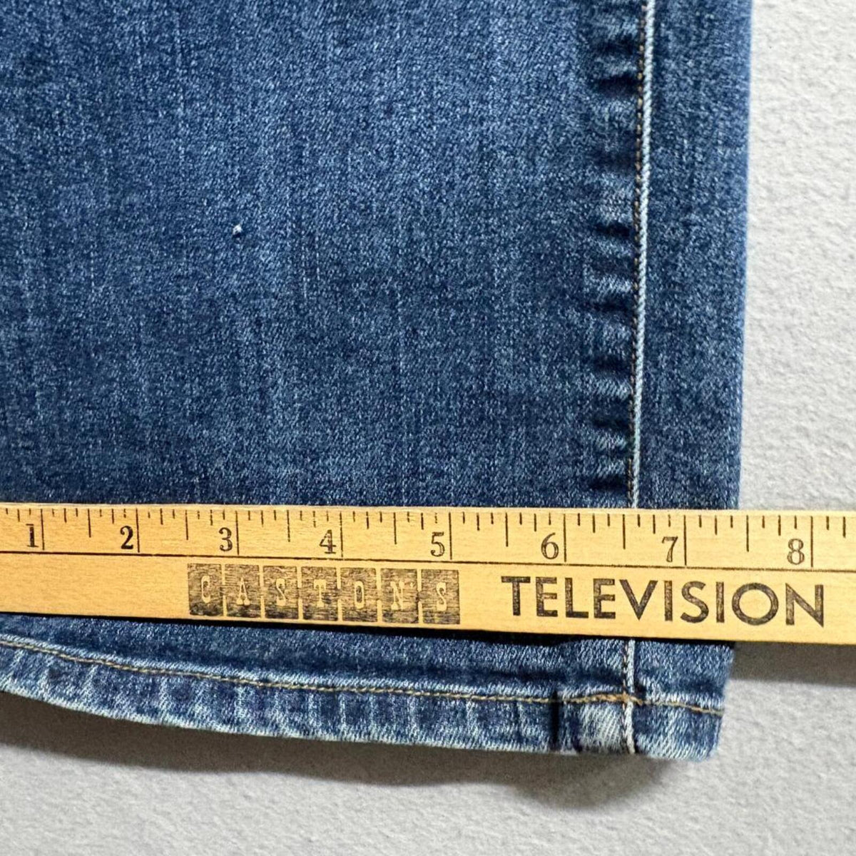 Lauren Ralph Lauren Modern Straight Jeans Womens Size 18 Blue Stretch Denim
