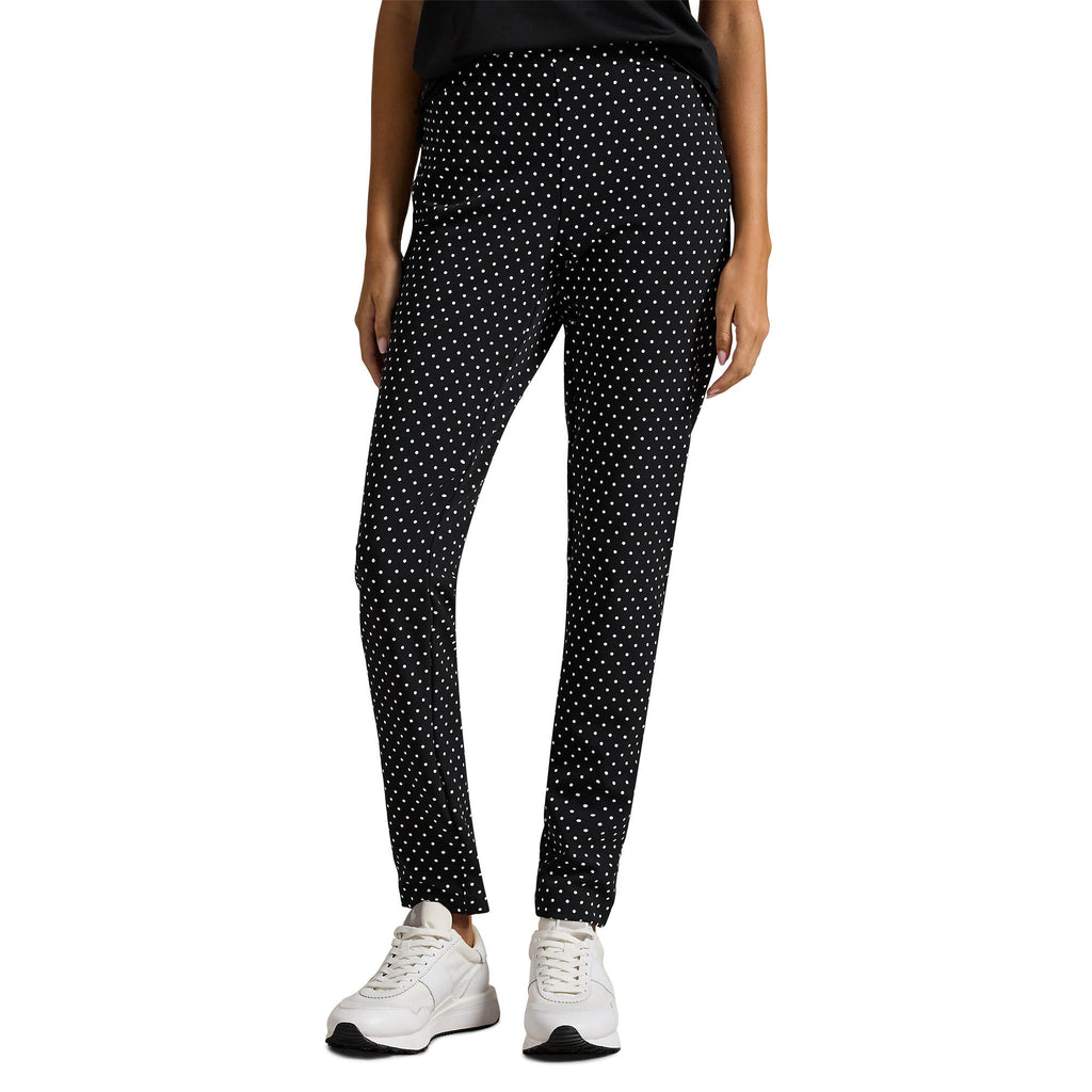 RLX Ralph Lauren Women's Eagle Stretch Twill Golf Pants - Polo Black Polka Dot