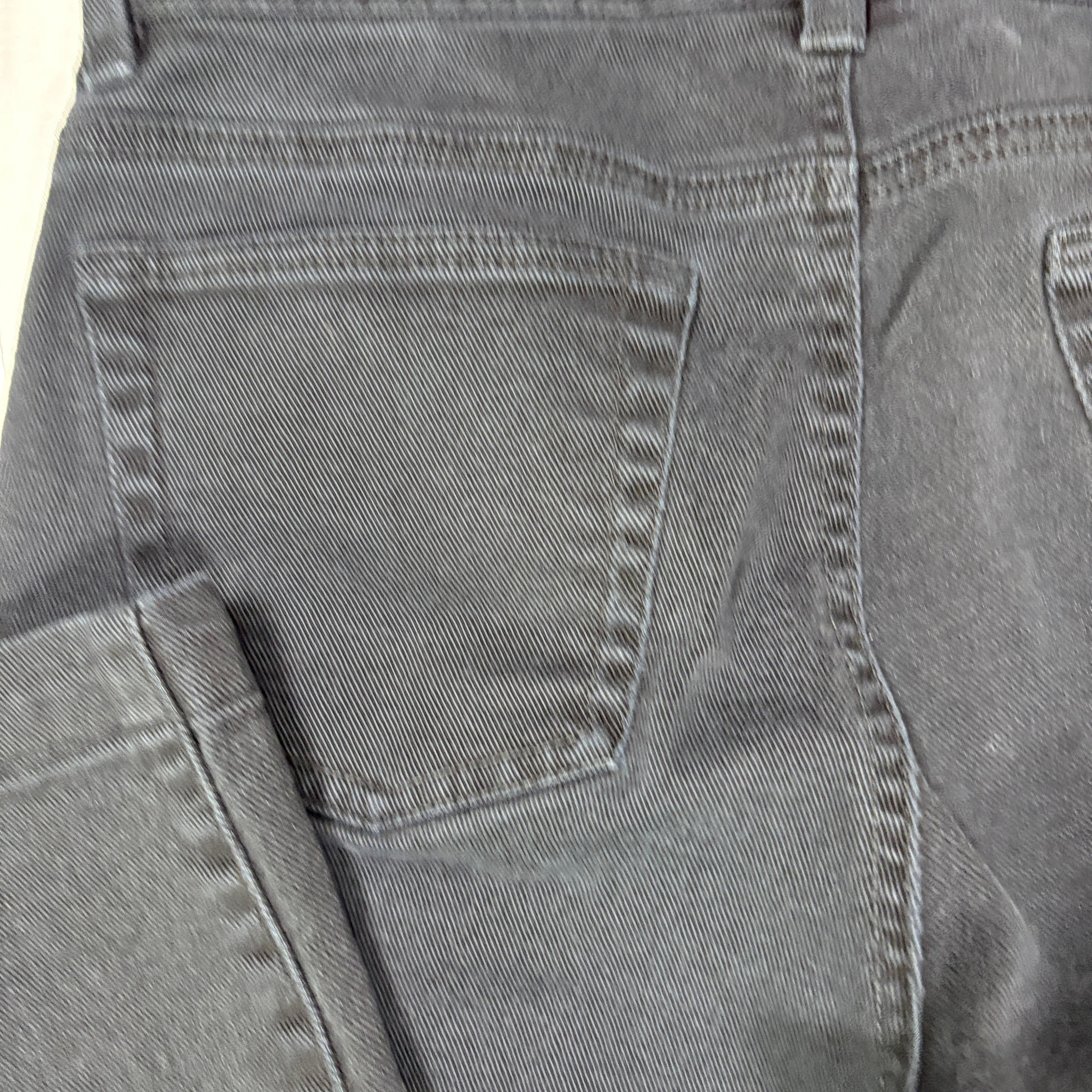 Ralph Lauren Jeans Co Women 12P Black Denim Stretch Petite Classic Casual Pants