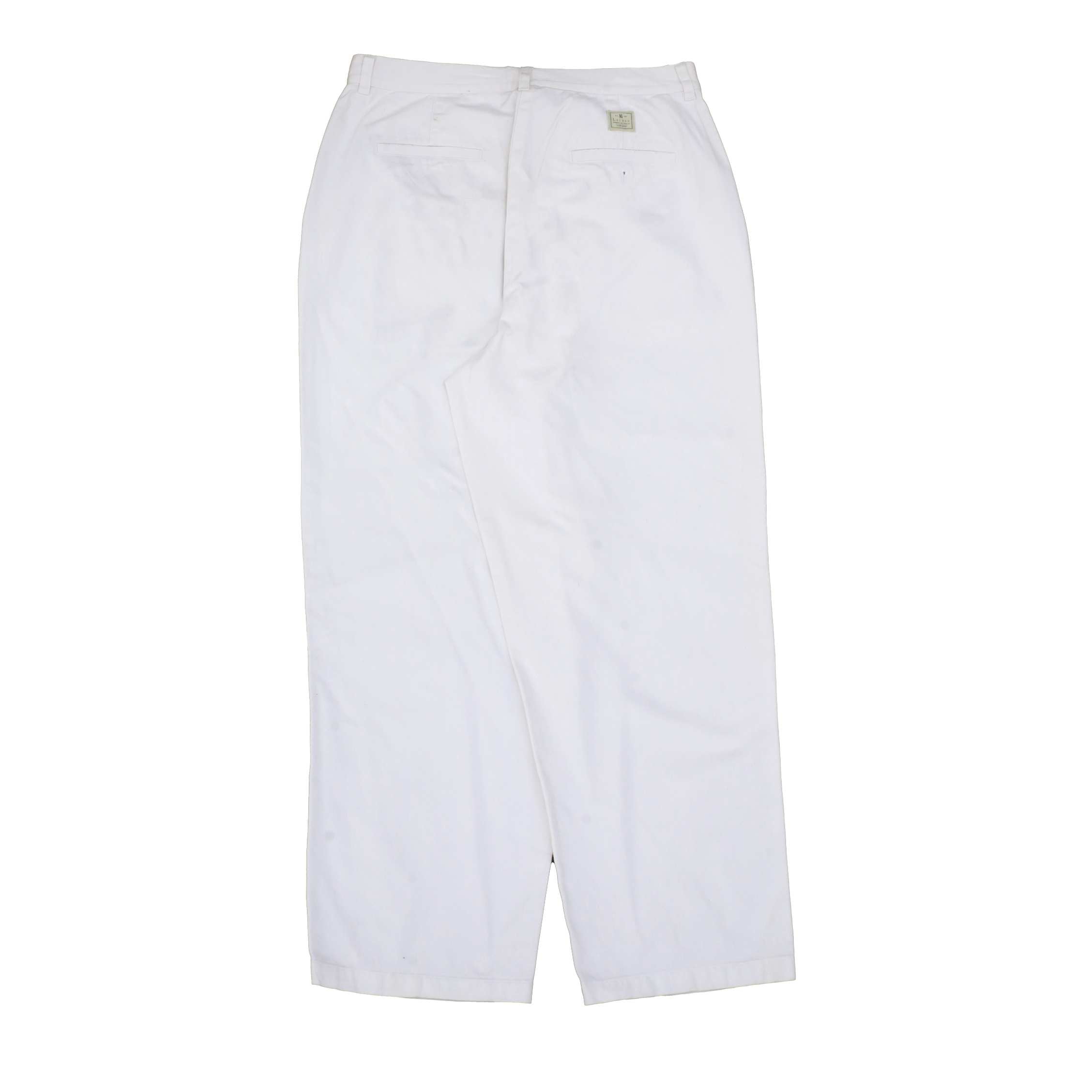 RALPH LAUREN Chino Trousers Pant White Womens UK14