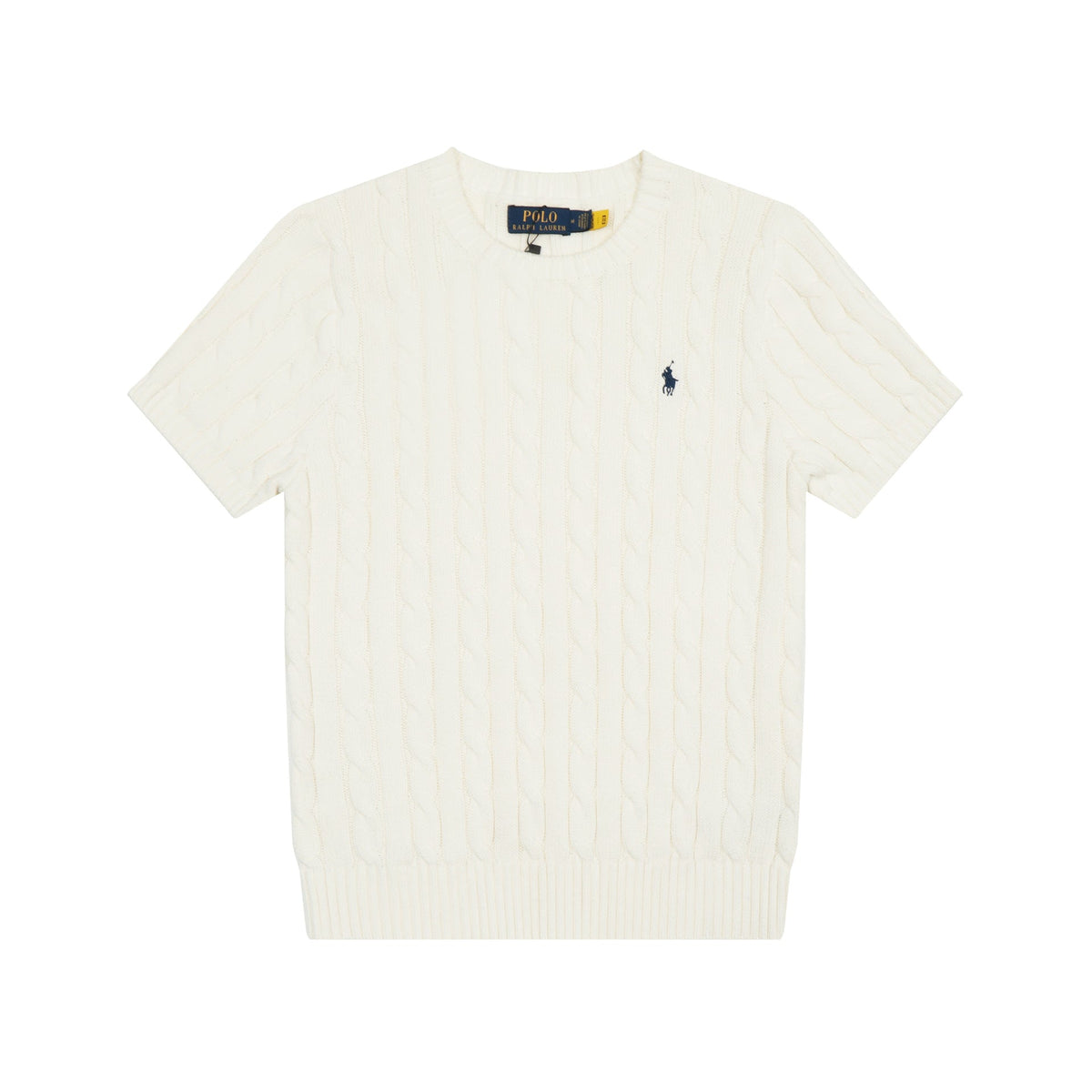 Ralph Lauren Knitted sweaters Ralph Lauren Knitted Short Sleeved Shirt Small Standard Twist Knitted Crew Neck Short Sleeve