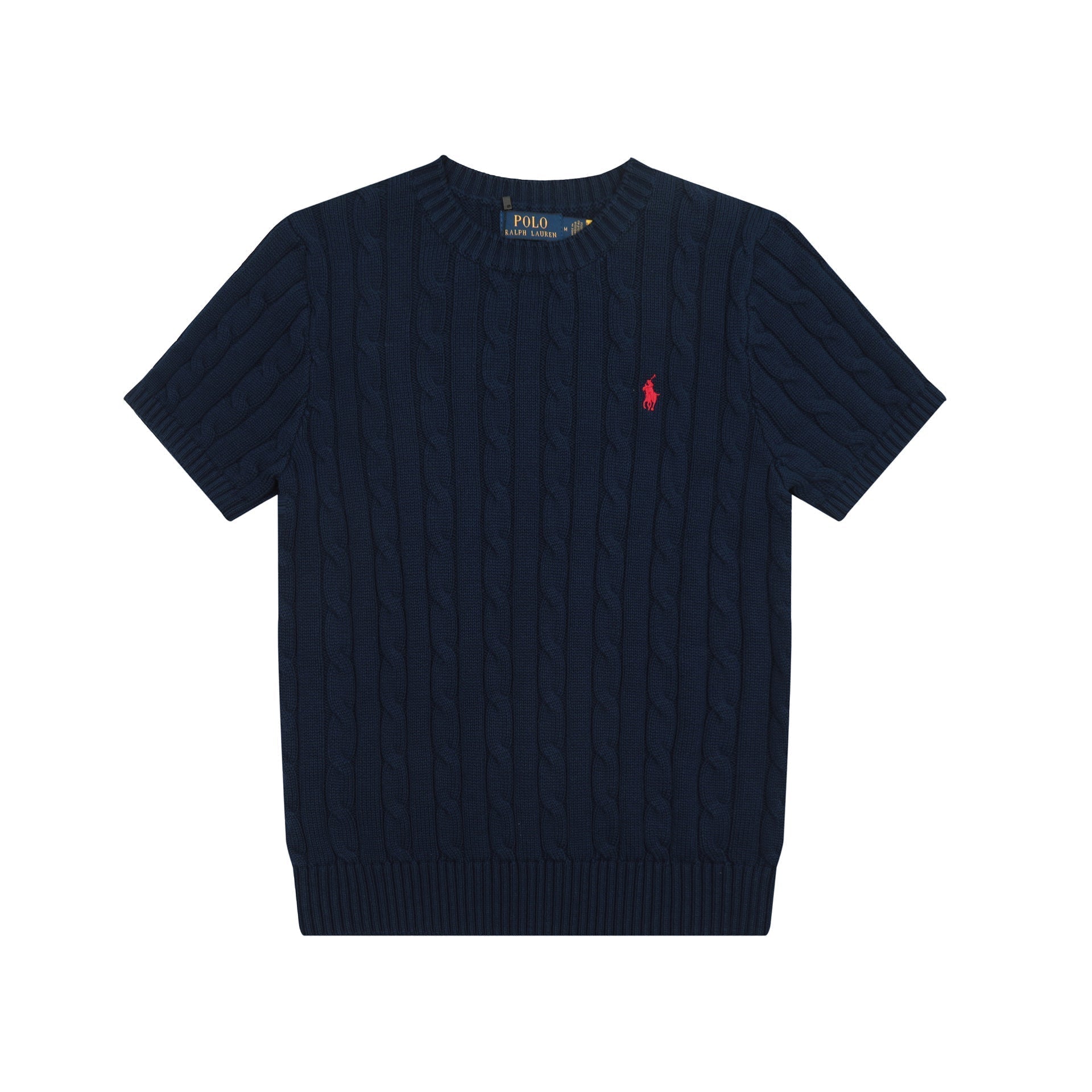 Ralph Lauren Knitted sweaters Ralph Lauren Knitted Short Sleeved Shirt Small Standard Twist Knitted Crew Neck Short Sleeve