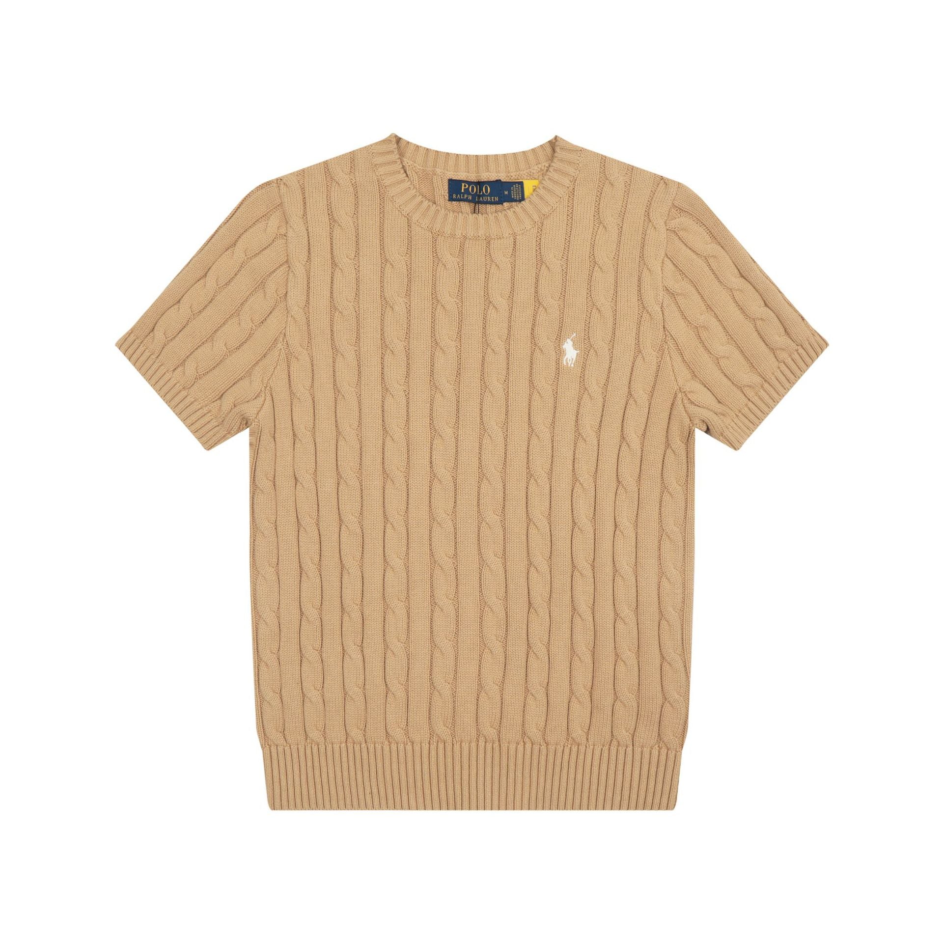 Ralph Lauren Knitted sweaters Ralph Lauren Knitted Short Sleeved Shirt Small Standard Twist Knitted Crew Neck Short Sleeve