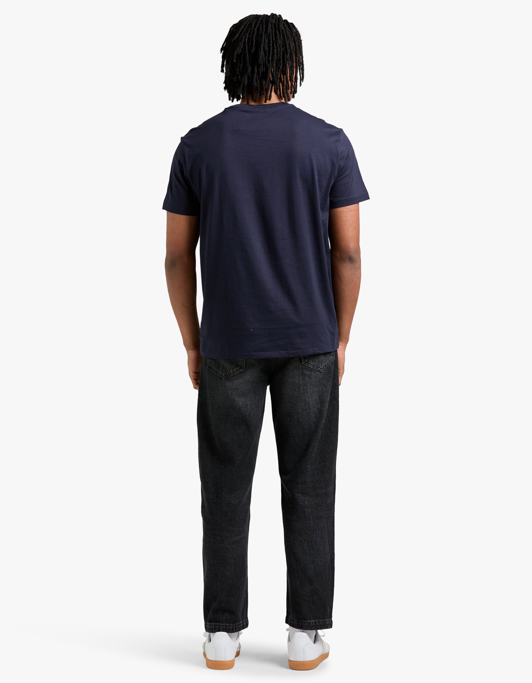 Custom Slim Fit Crew Neck T Shirt - Ink