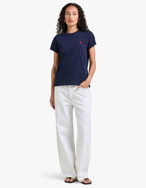 Crewneck Short Sleeve T Shirt - Cruise Navy