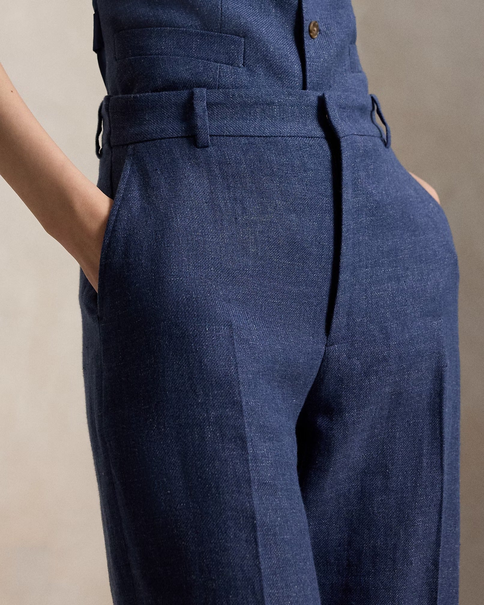 POLO RALPH LAUREN Beaton Linen-Cotton Pant