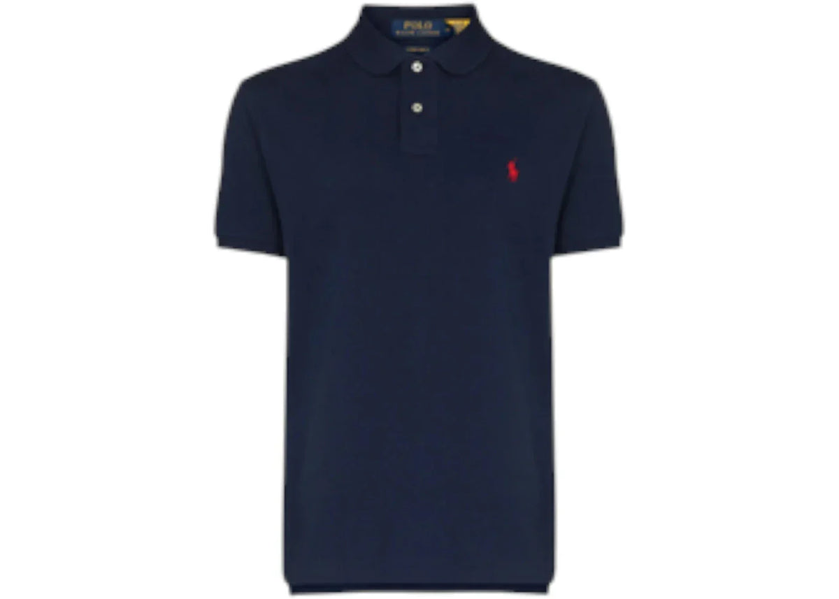 Polo Ralph Lauren Short-Sleeve Slim Fit Mesh Polo Newport Navy