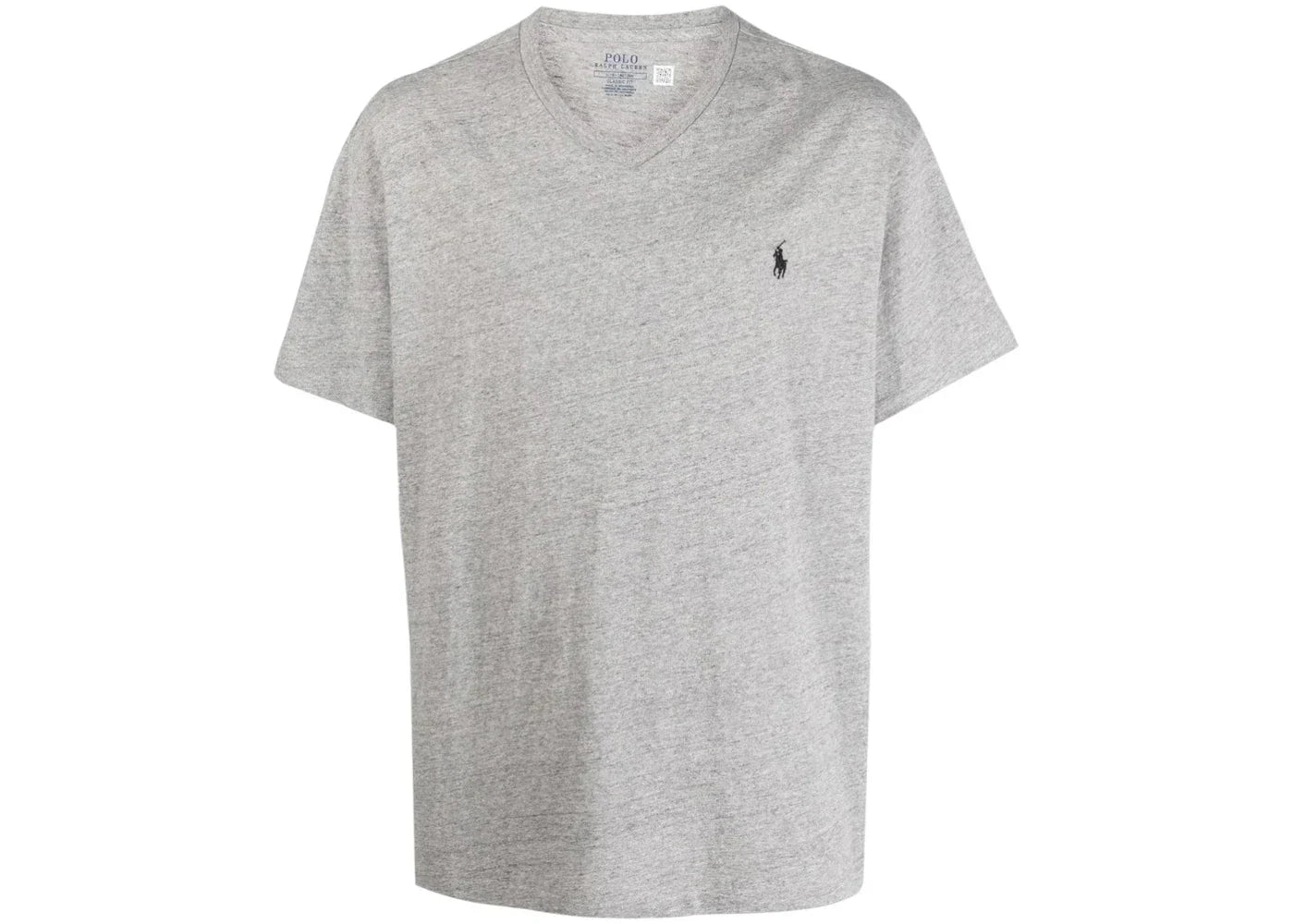 Polo Ralph Lauren Short Sleeve V-Neck Classic Fit T-shirt Dark Vintage Heather