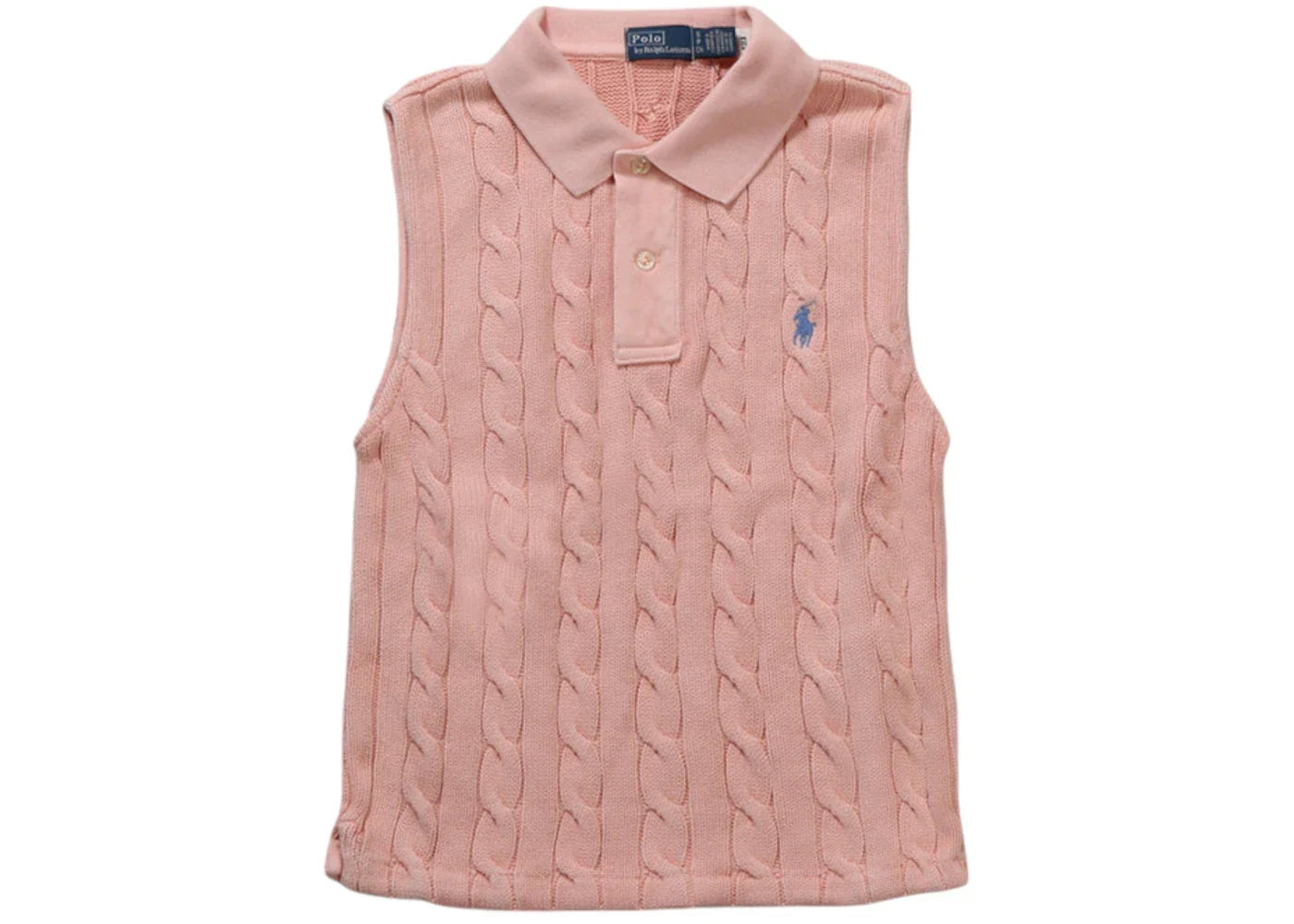 Polo Ralph Lauren Sleeveless Polo Pink Sand