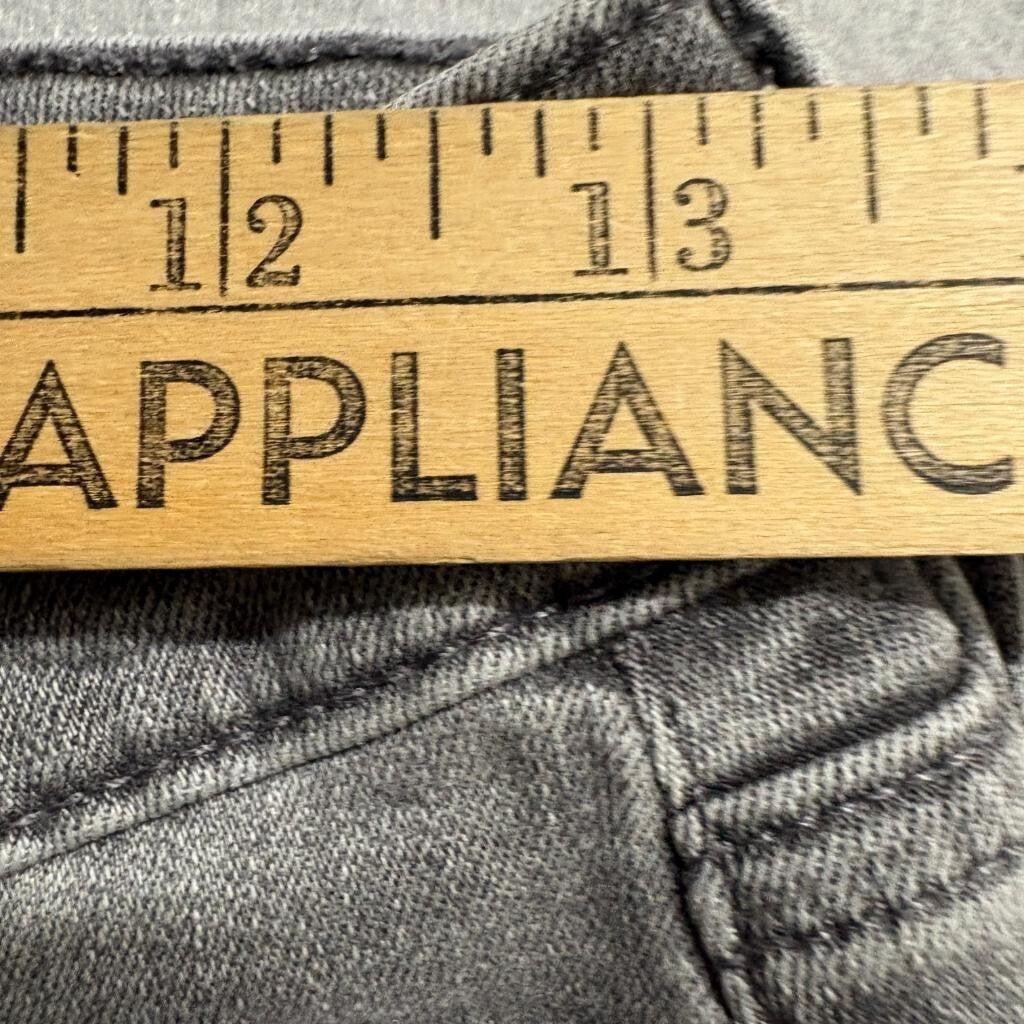 Lauren Ralph Lauren Gray Stretch Jeans Womens Size 2 Straight Leg Denim Pants