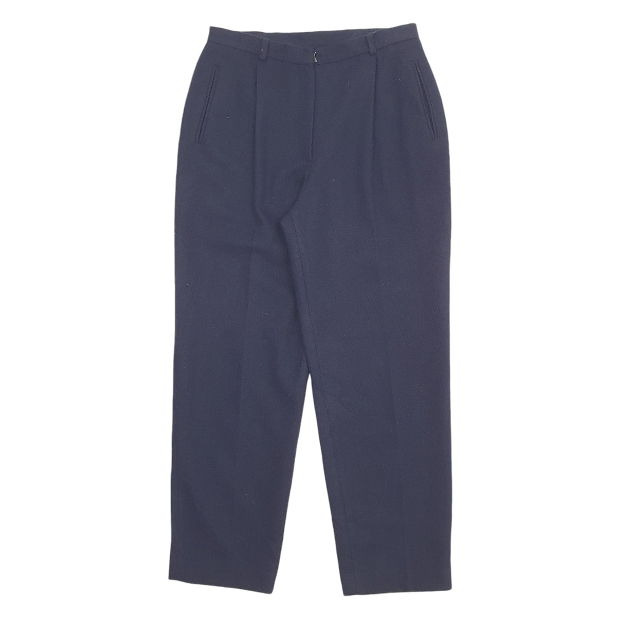 Womens Ralph Lauren Navy Chino Wool  Trousers UK12