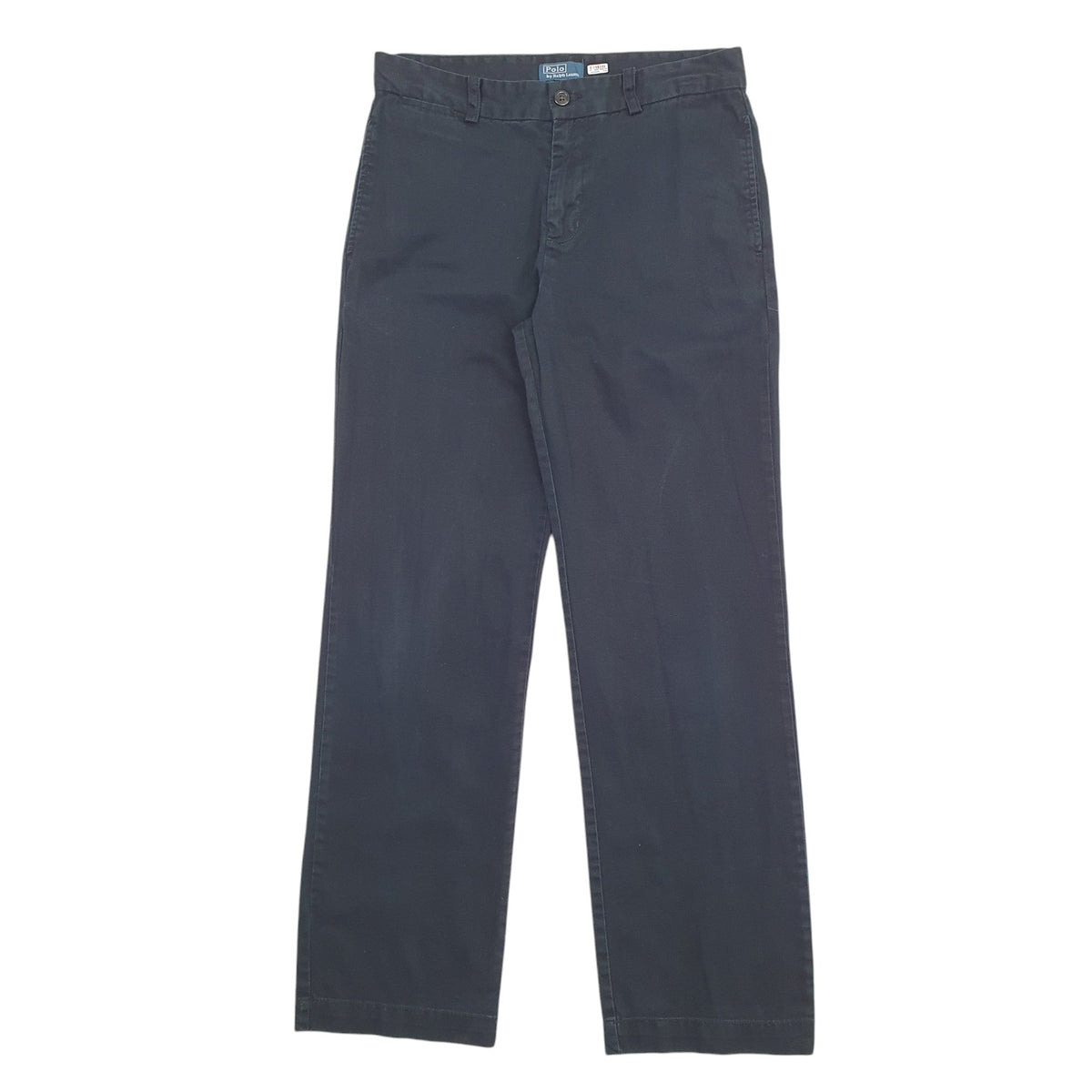 Womens Polo Ralph Lauren Vintage 2000's Black Chino Cotton  Trousers Womens UK12