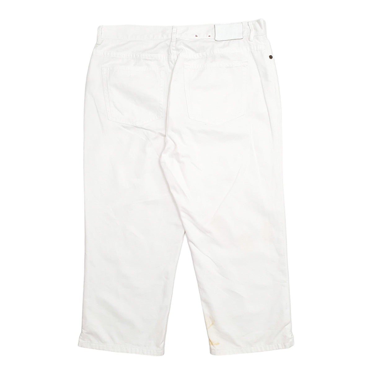 Womens Ralph Lauren White Chino Cotton  Trousers UK14