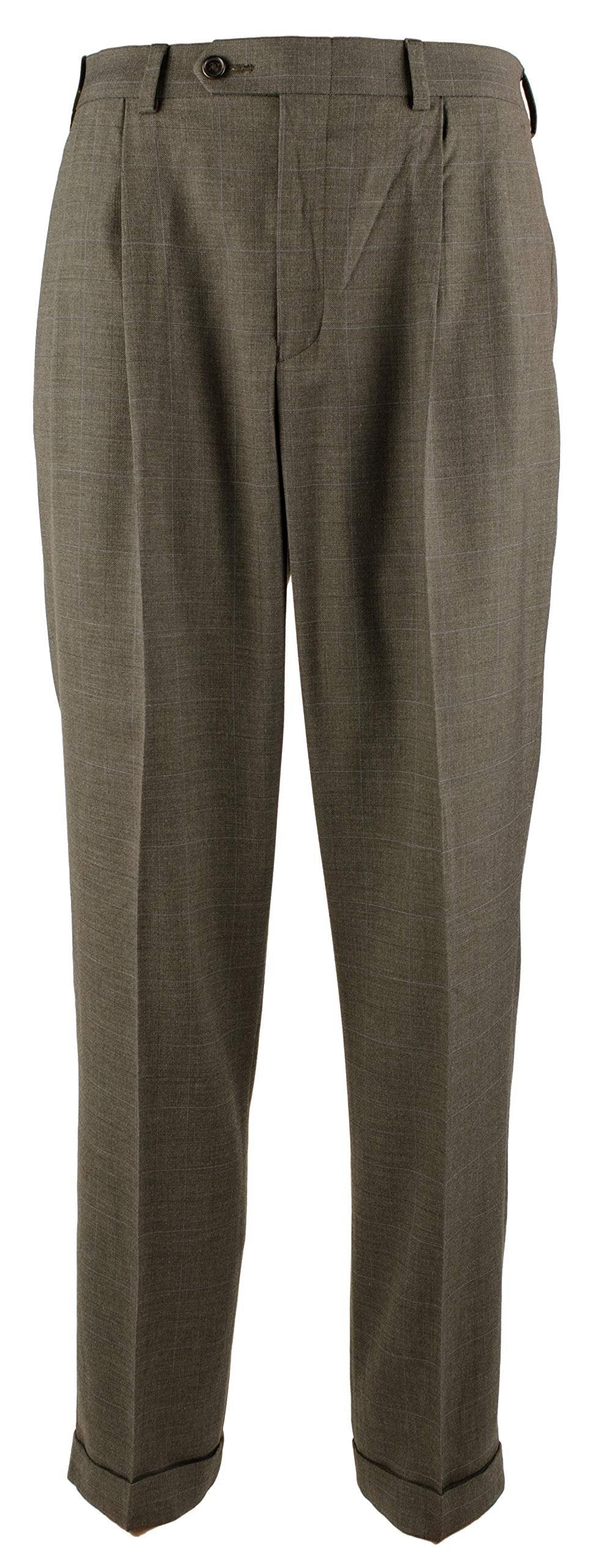 Ralph Ralph Lauren Men's Comfort Flex Pleated Dress Pants LB 31Wx32L