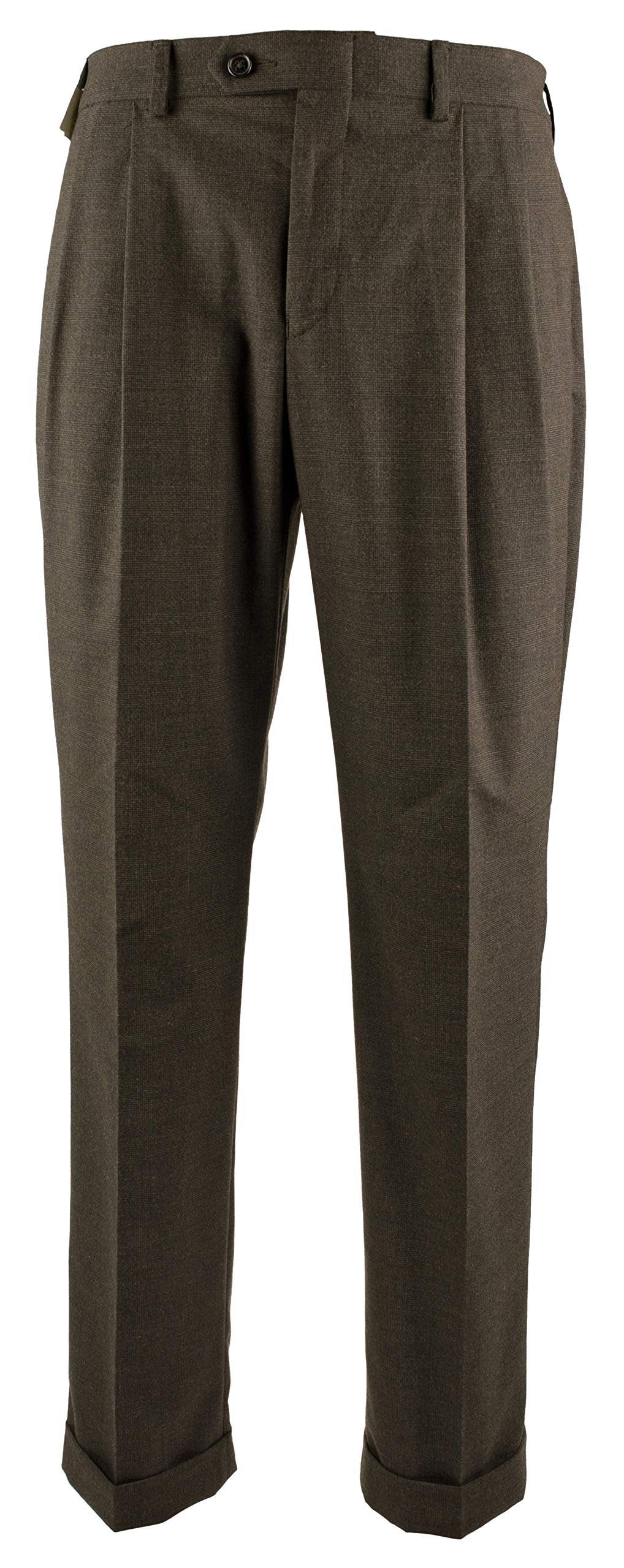 Ralph Ralph Lauren Men's Comfort Flex Pleated Dress Pants B 31Wx30L